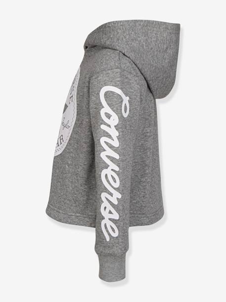 Sweat à capuche Chuck Patch Cropped Hoodie gris 6 - vertbaudet enfant 