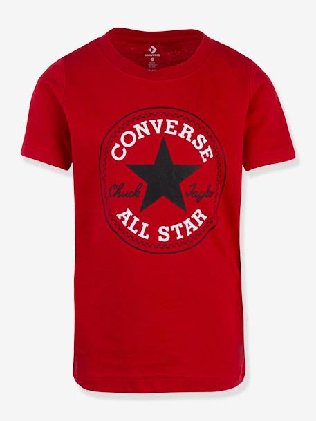 Tee-shirt enfant Core Chuck Patch CONVERSE rouge 1 - vertbaudet enfant 