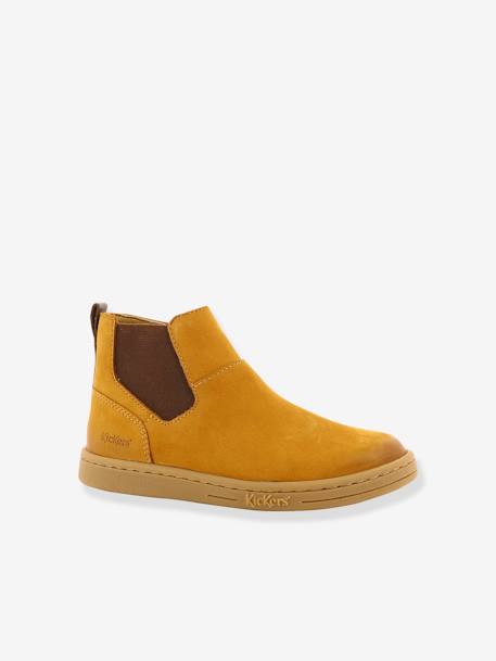 Boots cuir enfant Tackbo caramel 1 - vertbaudet enfant 