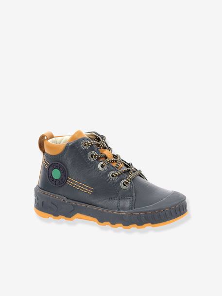Baskets sneakers garçon Kickdundy marine+noir 1 - vertbaudet enfant 