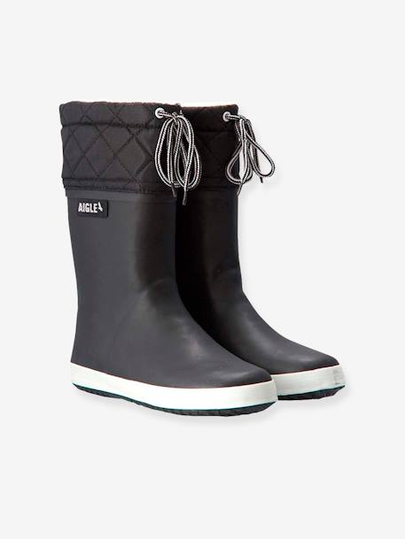 Bottes de pluie fourrées enfant Lolly Pop Giboulée marine blanc+noir blanc+rouge/blanc 16 - vertbaudet enfant 