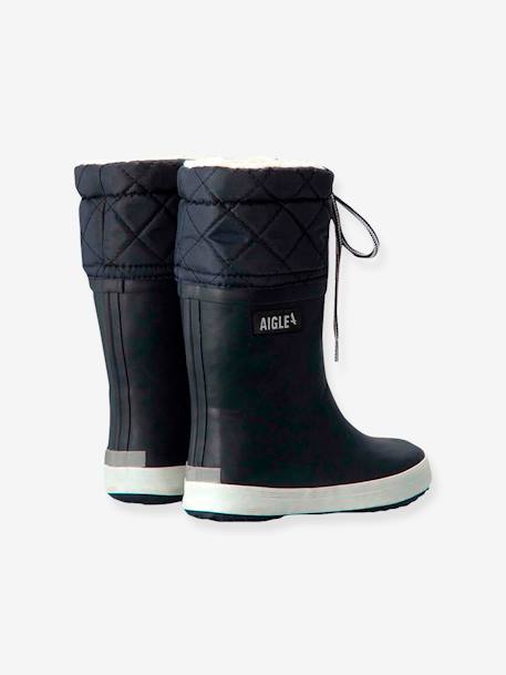 Bottes de pluie fourrées enfant Lolly Pop Giboulée marine blanc+noir blanc+rouge/blanc 16 - vertbaudet enfant 