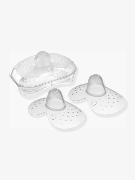 Lot de 2 bouts de sein taille L blanc 1 - vertbaudet enfant 