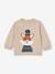 Sweat fantaisie bébé garçon beige chiné+caramel 1 - vertbaudet enfant 