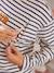 T-shirt marinière grossesse et allaitement Bleu rayé blanc 2 - vertbaudet enfant 