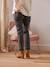 Jean de grossesse mom bandeau sans couture Denim brut+Denim stone+Gris 16 - vertbaudet enfant 