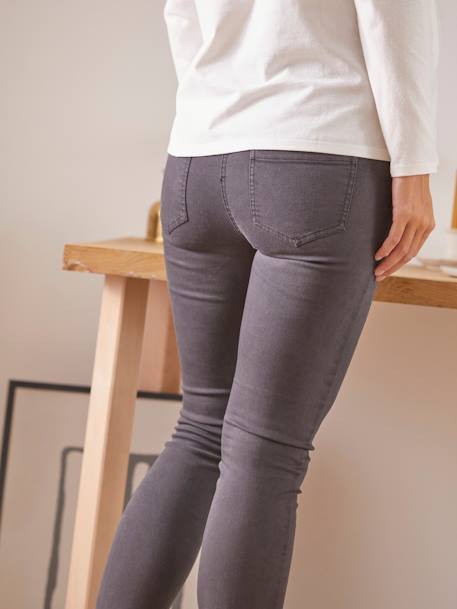 Jean de grossesse slim entrejambe 69 cm Gris anthracite 7 - vertbaudet enfant 
