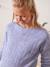 Pull réversible devant/dos grossesse et allaitement Bleu lavance+vieux rose 6 - vertbaudet enfant 