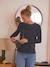 T-shirt à message grossesse et allaitement en coton bio Bleu marine 2 - vertbaudet enfant 