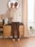 Skinny de grossesse en toile stretch Marron chocolat+noir 4 - vertbaudet enfant 