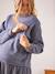 Robe courte bi-matière grossesse et allaitement Gris anthracite 2 - vertbaudet enfant 