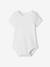 Lot de 3 bodies Bio Collection manches courtes emmanchure US BASICS lot blanc 2 - vertbaudet enfant 