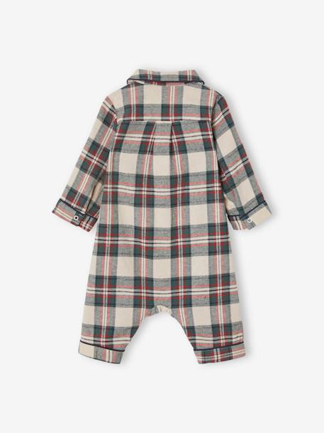 Pyjama de Noël bébé spécial capsule famille en flanelle écru 4 - vertbaudet enfant 