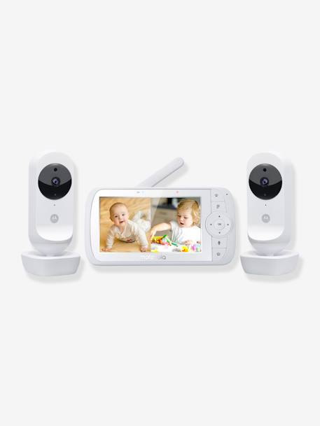 Babyphone vidéo sans fil VM 35-2 Twin MOTOROLA blanc 1 - vertbaudet enfant 