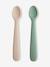 Lot de 2 cuillères 1er âge en silicone beige + rose blush+beige + vert 5 - vertbaudet enfant 
