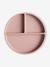Assiette compartimentée en silicone beige+rose blush 8 - vertbaudet enfant 
