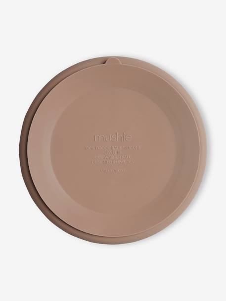 Assiette compartimentée en silicone beige+rose blush 5 - vertbaudet enfant 