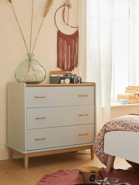 Commode prof. 42 cm SIXTIES vert de gris 1 - vertbaudet enfant 