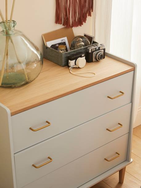 Commode prof. 42 cm SIXTIES vert de gris 2 - vertbaudet enfant 