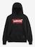 Sweat à capuche Batwing Screenprint Levi's noir 1 - vertbaudet enfant 