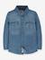 Chemise  en jean Western Barstow Levi's® turquoise 1 - vertbaudet enfant 