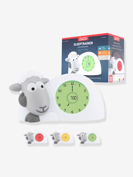 Réveil pour enfants, réveil rechargeable, 2 alarmes jour/nuit/fonction