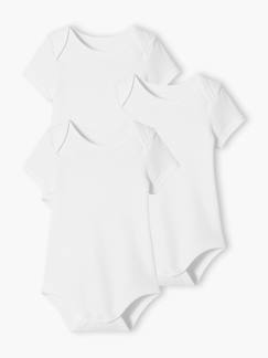 Bébé-Body-Lot de 3 bodies Bio Collection manches courtes emmanchure US BASICS