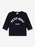 T-shirt manches longues bébé en coton bio PETIT BATEAU marine 1 - vertbaudet enfant 