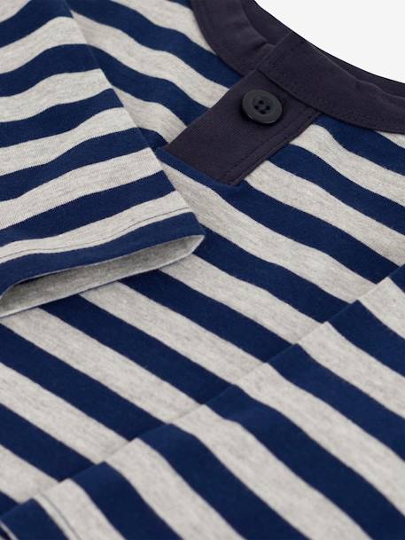 Tee-shirt manches longues bébé en coton - bleu 2 - vertbaudet enfant 