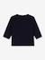 T-shirt manches longues bébé en coton bio PETIT BATEAU marine 3 - vertbaudet enfant 