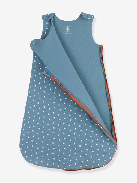 Gigoteuse sans manches en coton bio PETIT BATEAU bleu 2 - vertbaudet enfant 