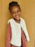 Gilet sans manches fille fausse fourrure BLANC CLAIR UNI+marron imprimé 1 - vertbaudet enfant 