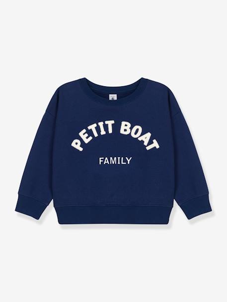 Sweat molleton enfant coton bio PETIT BATEAU  - vertbaudet enfant