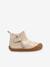 Chelsea boots bébé Sally 1ers pas marron+or 6 - vertbaudet enfant 