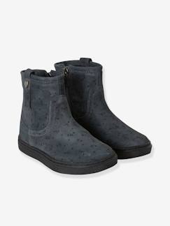 Boots en cuir fille collection maternelle  - vertbaudet enfant