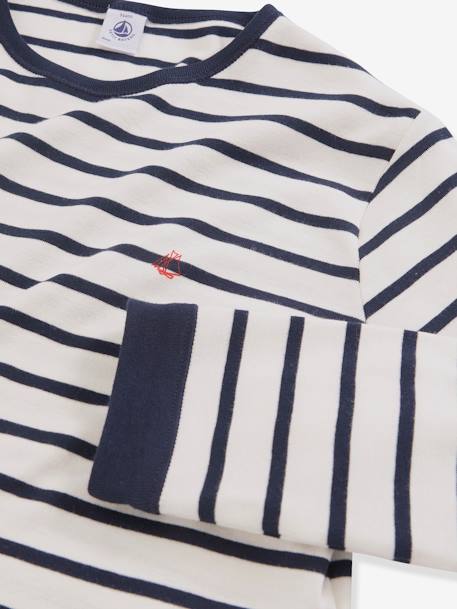 Pyjama marinière garçon écru 2 - vertbaudet enfant 