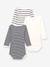 Lot de 3 bodies manches longues blanc+lot blanc 2 - vertbaudet enfant 