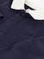 Body manches longues bébé col polo en coton - PETIT BATEAU marine 3 - vertbaudet enfant 