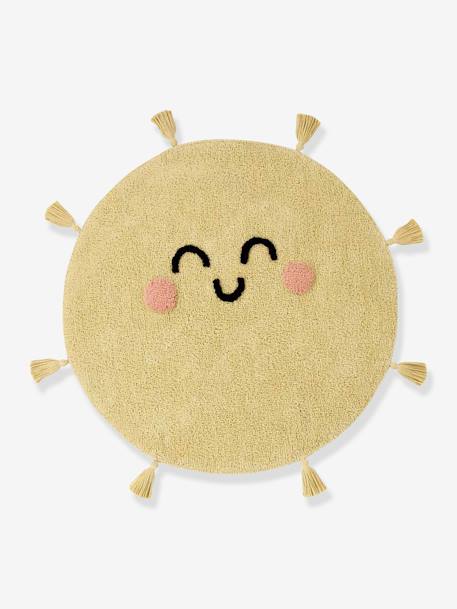 Tapis coton lavable You're my sunshine LORENA CANALS jaune 1 - vertbaudet enfant 