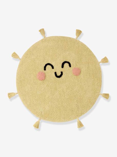 Tapis coton lavable You're my sunshine jaune 2 - vertbaudet enfant 