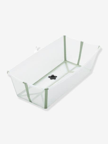 Baignoire Flexi Bath XL STOKKE Transparent/vert 1 - vertbaudet enfant 