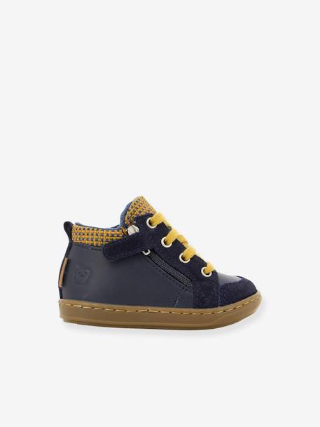 Bottines fourrées bébé Bouba Zip Wool SHOO POM® marine 1 - vertbaudet enfant 