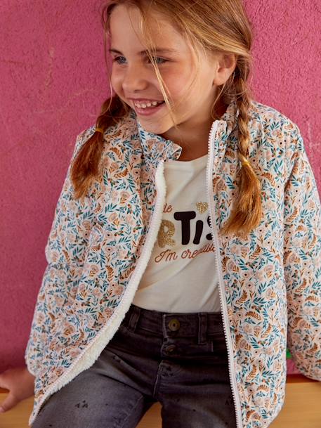 Parka fille 3 en 1 hiver à capuche kaki+PURPLE DARK+Vert+vert de gris 33 - vertbaudet enfant 