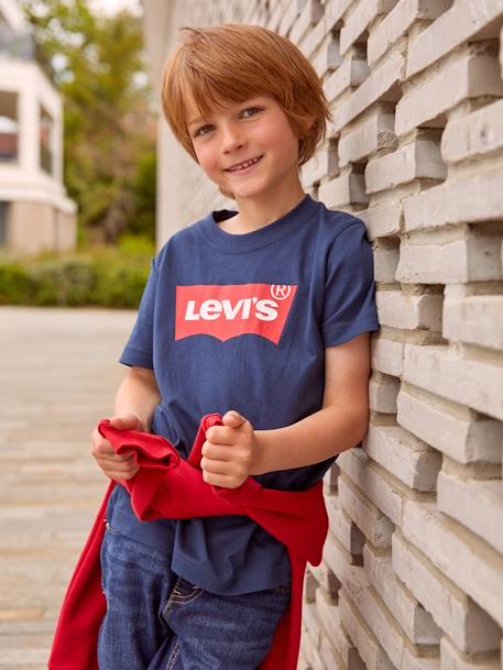 T-shirt Batwing bébé LEVI'S marine+rouge 1 - vertbaudet enfant 