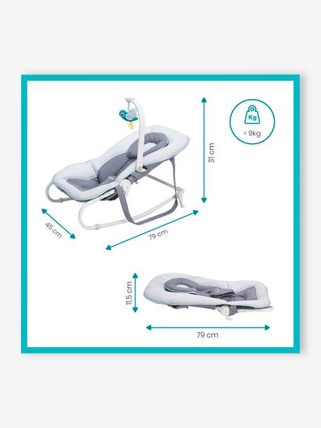 Transat Graphik avec arche de jeux gris/bleu 6 - vertbaudet enfant 