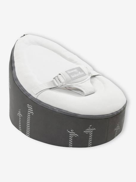 Transat et pouf Doomoo Nid BABYMOOV blanc / gris 1 - vertbaudet enfant 