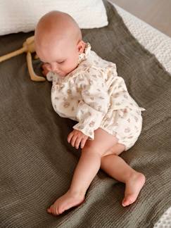 -Robe en gaze de coton bébé avec bloomer