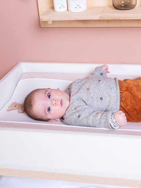 Table à langer avec baignoire intégrée CHILDHOME blanc/bois 9 - vertbaudet enfant 