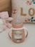 Biberon/tasse d'apprentissage 2 en 1 en verre (210 ml) rose 1 - vertbaudet enfant 