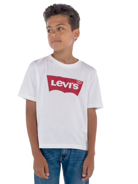 T-shirt Batwing garçon Levi's® blanc+bleu grisé 3 - vertbaudet enfant 